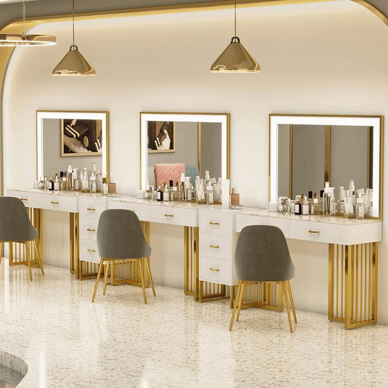 Beauty Makeup Studio - Dresser for professional stores Light luxury