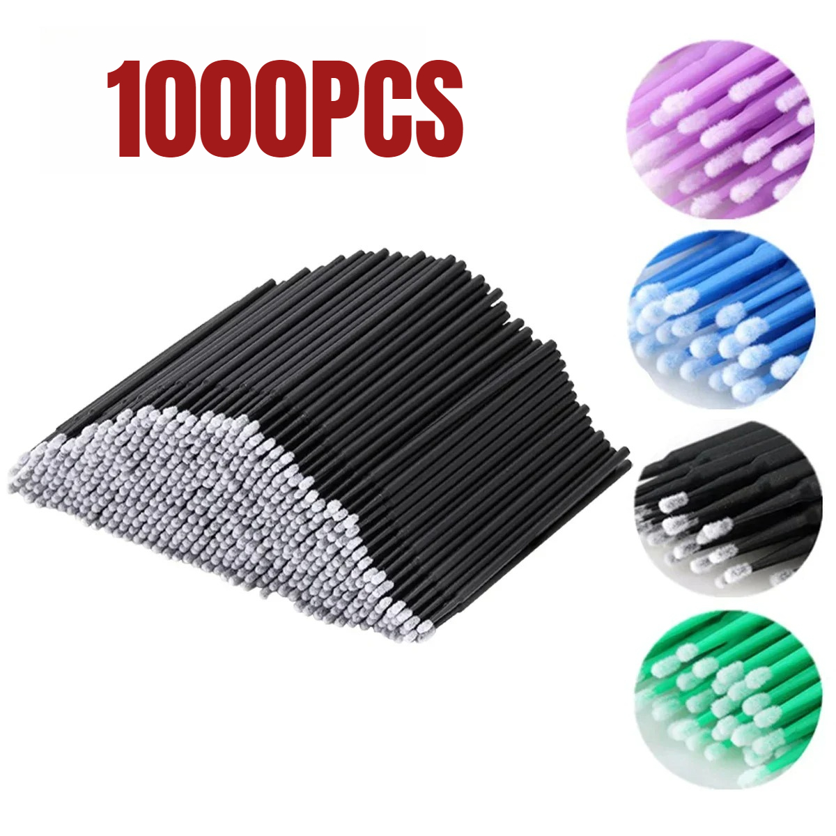 Beauty Makeup Wholesale - 1000/500PCS Eyelash Cleaning Brush Highly Colorful