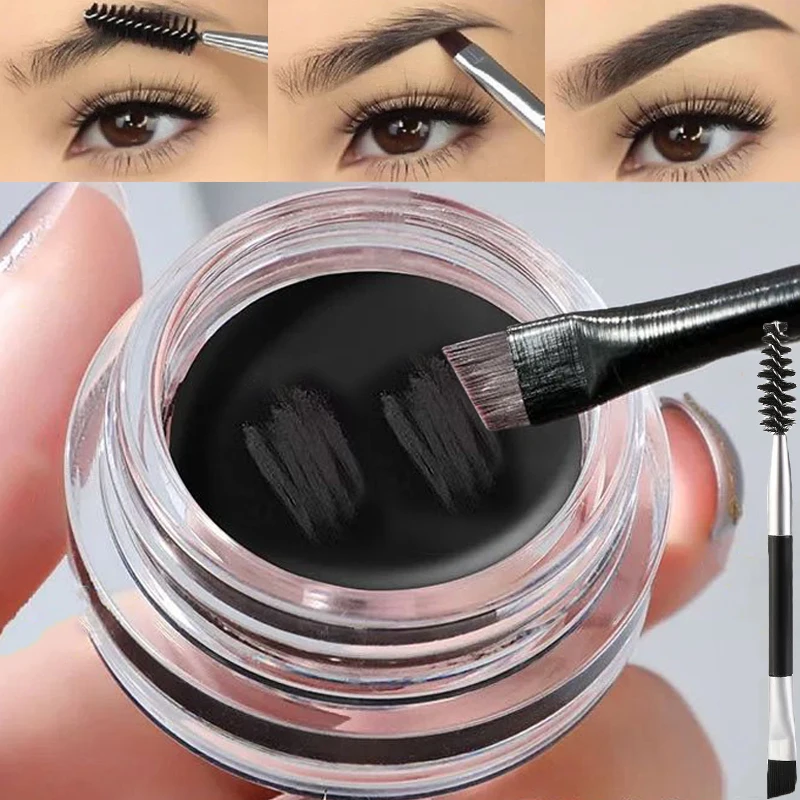 Eyebrow Pomade Pencil - Matte Brown Black Wild Eyebrow Cream