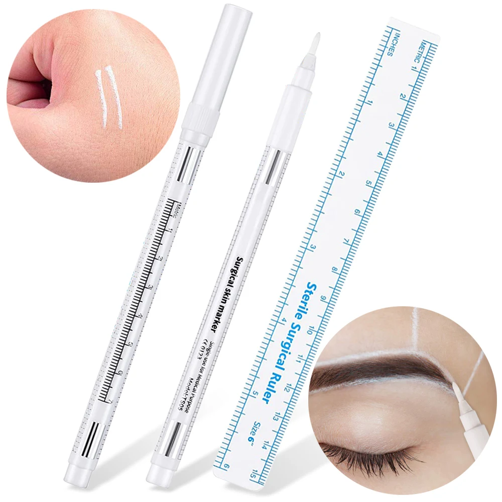 Eyebrow Pomade Pencil - 1set Marker Eyebrow Tattoo Pen with