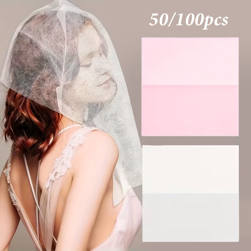 Beauty Makeup Bridal - 50/100pcs Disposable Makeup Protector Hoods Breathable