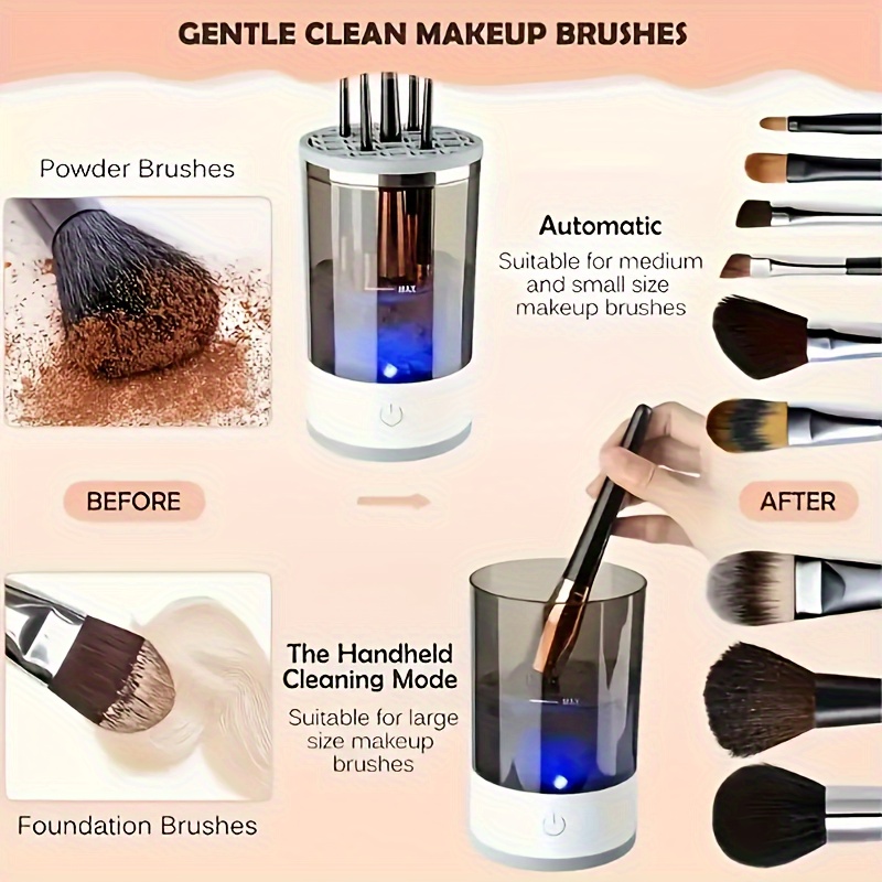 Automatic Electric Makeup Brus - Beauty Makeup Wholesale recension och pris