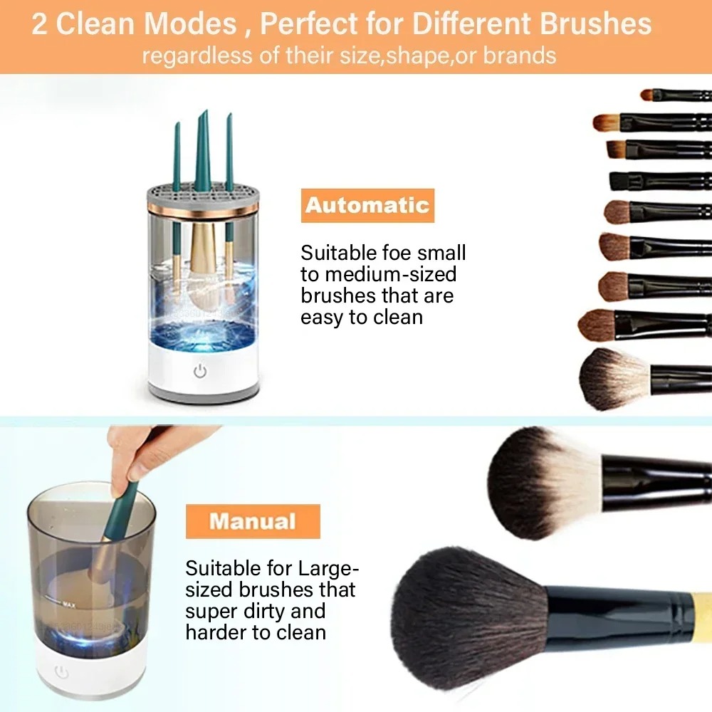 Automatic Electric Makeup Brus - Beauty Makeup Wholesale recension och pris