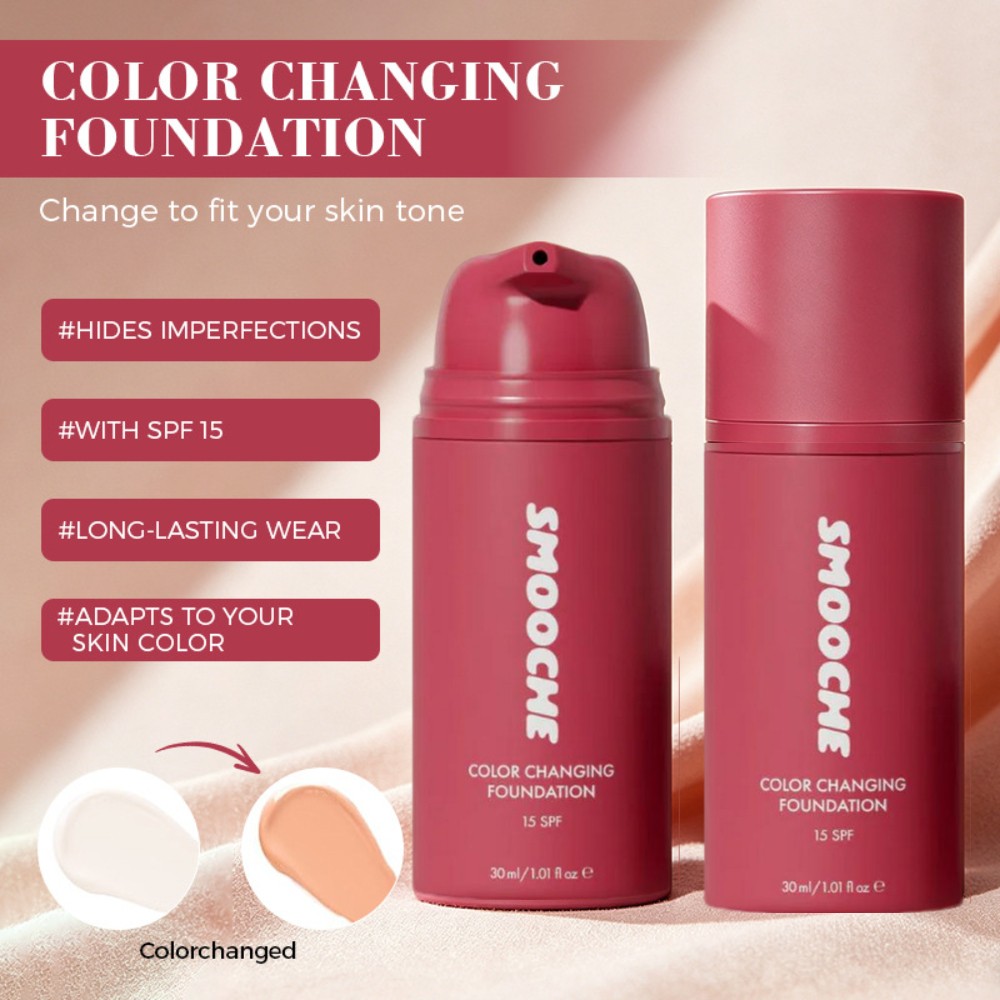 SMOOCHE Color Changing Foundat - Beauty Makeup Foundation recension och pris