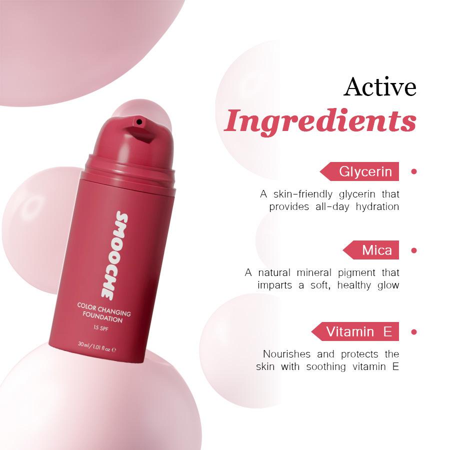 SMOOCHE Color Changing Foundat - Beauty Makeup Foundation recension och pris