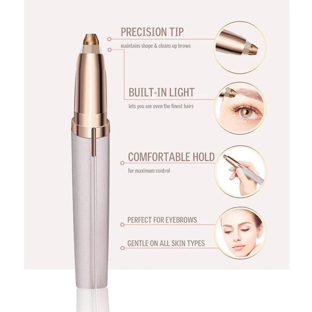 Electric Eyebrow Trimmer Eye B - Eyebrow Pomade Pencil recension och pris