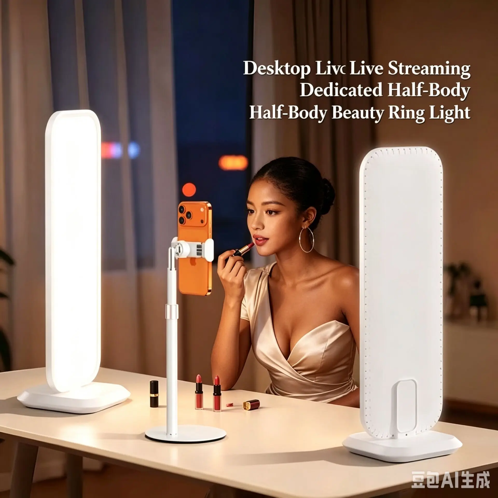 LED Desktop Half Body Fill Lig - Beauty Makeup Video recension och pris
