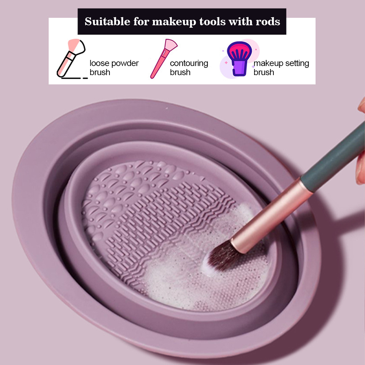 Silicone Makeup Brush Cleaning - Beauty Makeup Wholesale recension och pris