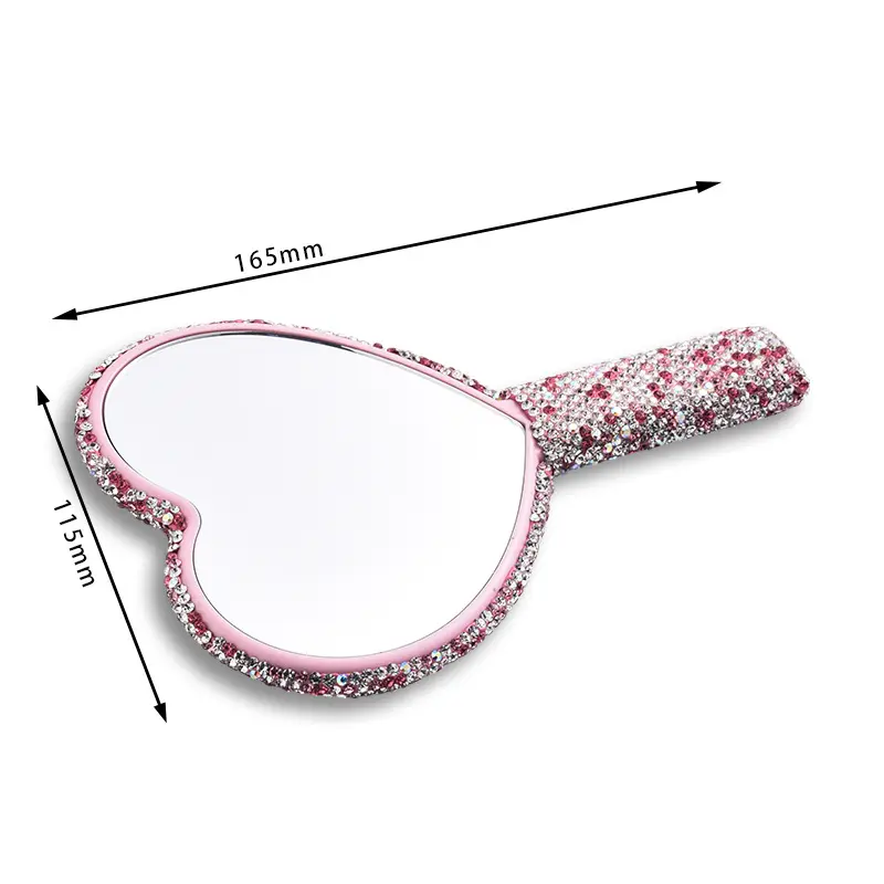 Diamond Handheld Makeup Mirror - Beauty Love Makeup recension och pris
