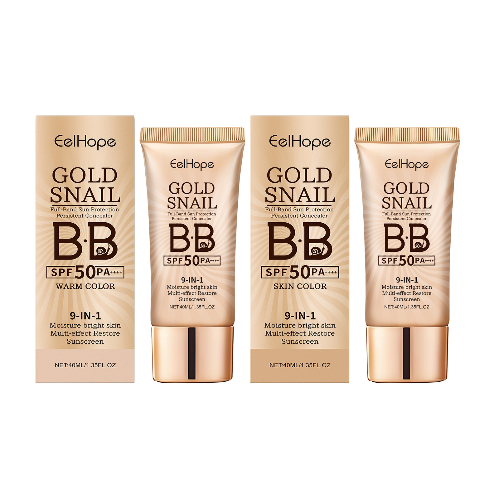 Gold Snail Sunscreen BB Cream  - Beauty Makeup Foundation recension och pris