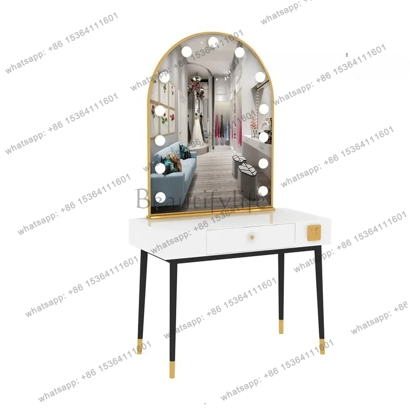 simple lamp mirror makeup tabl - Beauty Makeup Studio recension och pris