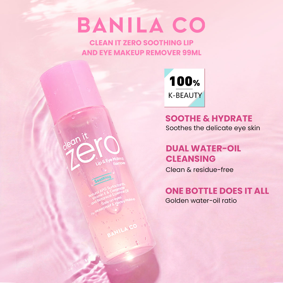BANILA CO Clean it Zero Soothi - Beauty Makeup Wholesale recension och pris