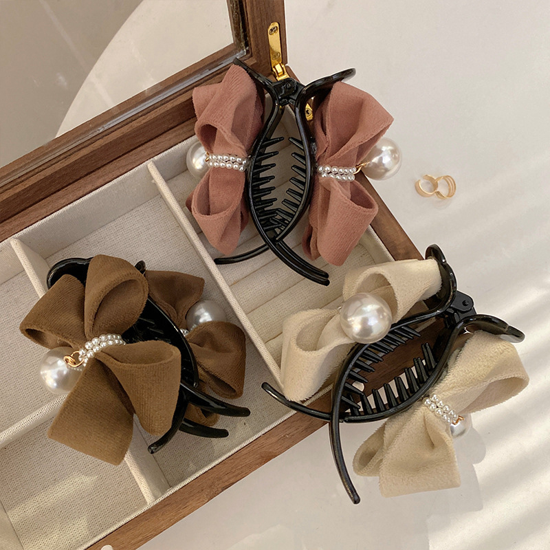 1PC Beautiful New Pearl Bow Ti - Beauty Makeup Wholesale recension och pris
