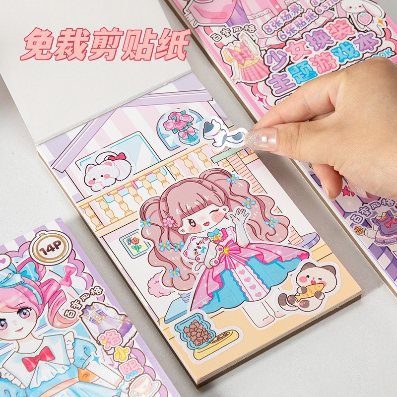 Cartoon Beautiful Girl Profess - Beauty Makeup Book recension och pris