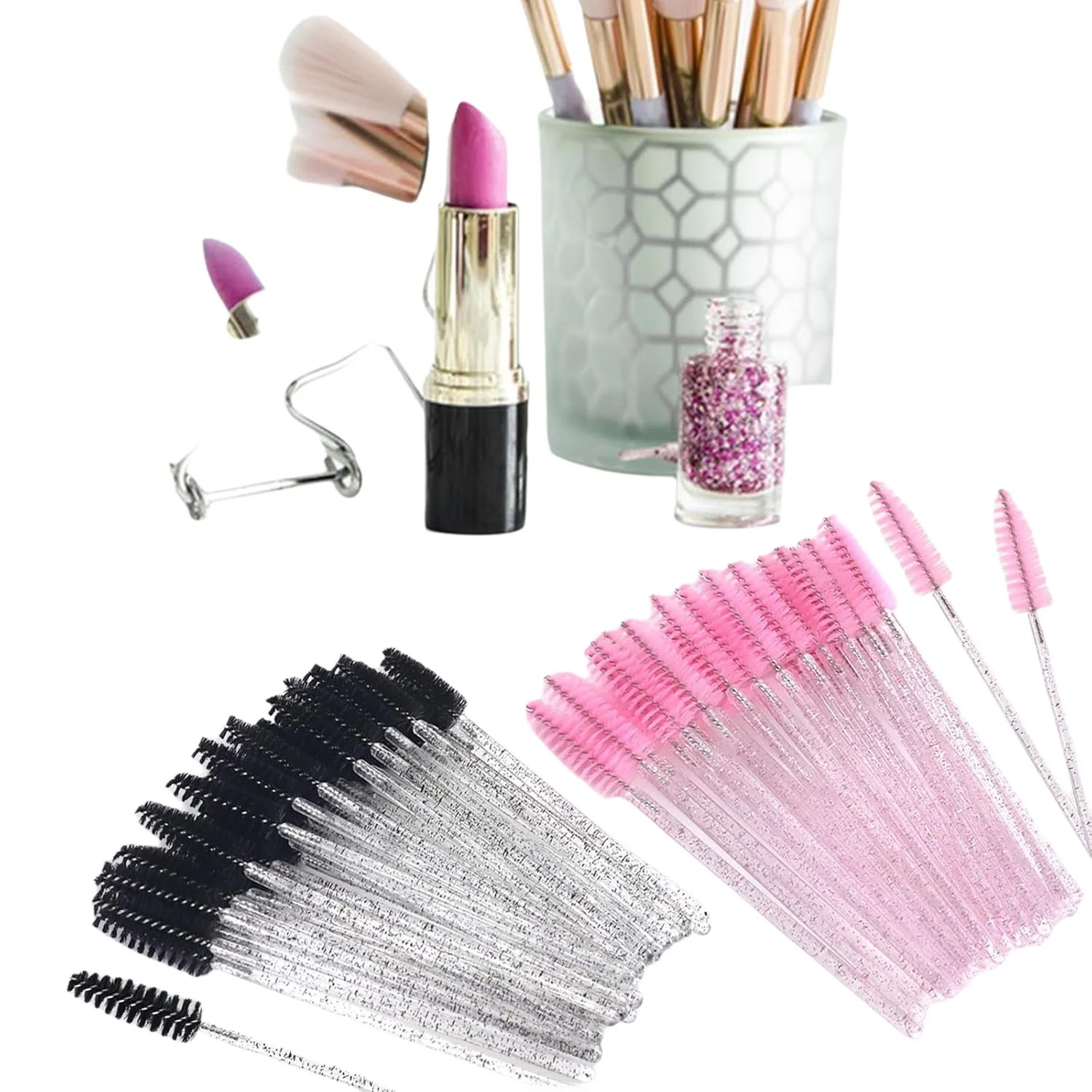 500pcs Eyelash Brushes Wands f - Beauty Makeup Wholesale recension och pris