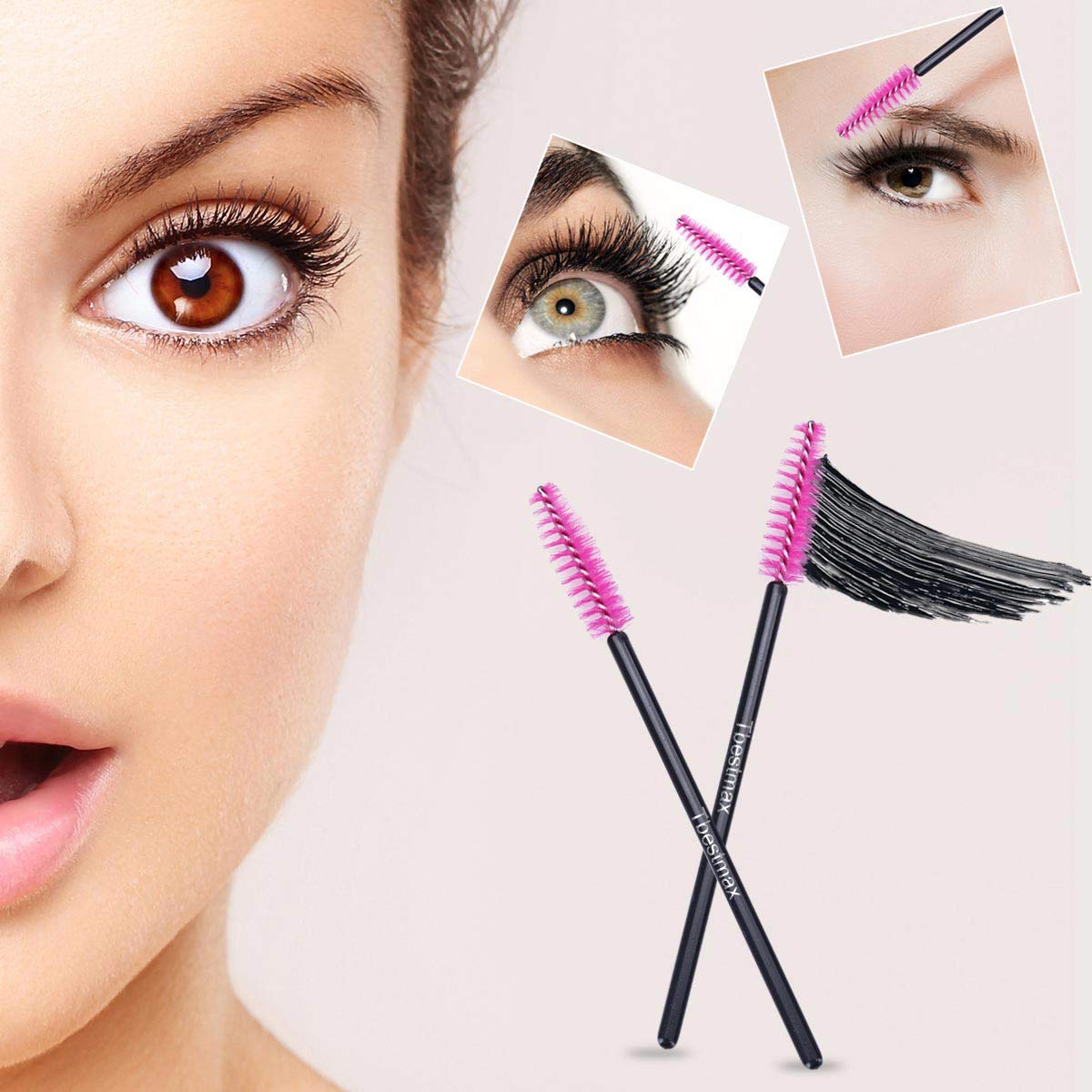 500pcs Eyelash Brushes Wands f - Beauty Makeup Wholesale recension och pris