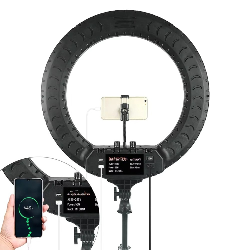 18 Inch Ring Light with Tripod - Beauty Makeup Video recension och pris