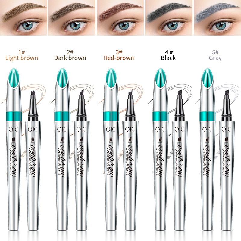 4 Points Eyebrow Pen 5 Colors  - Eyebrow Pomade Pencil recension och pris