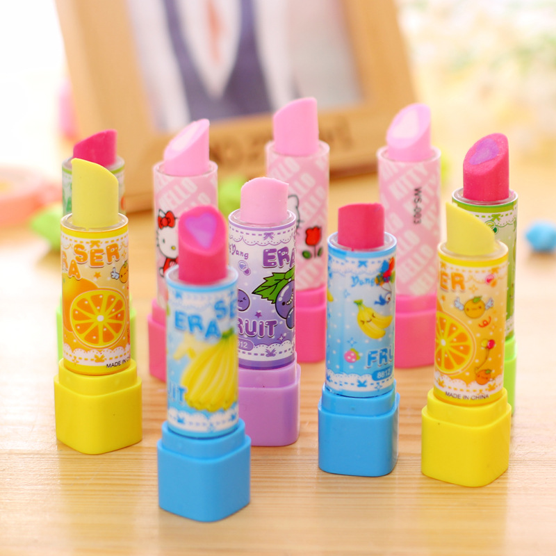 10Pcs Cartoon Fruit Lipstick S - Beauty Makeup News recension och pris