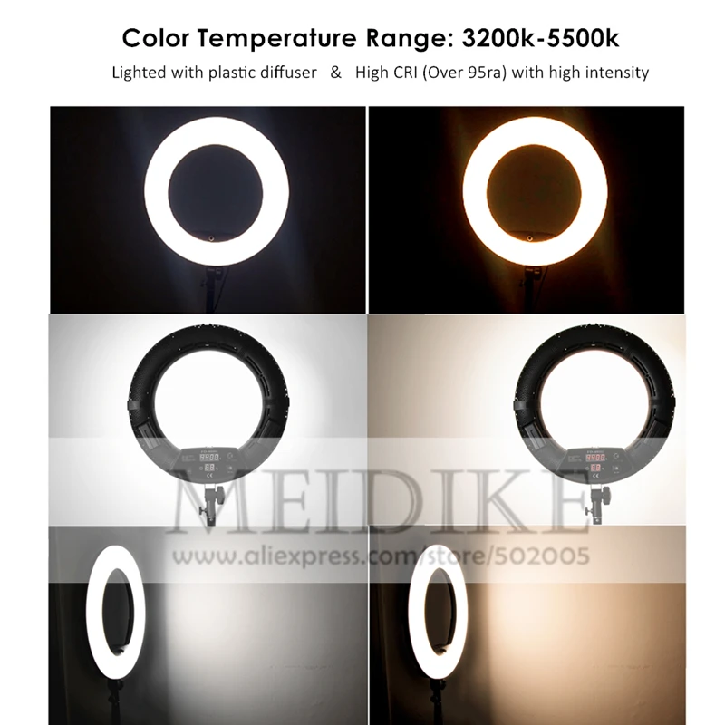 LED Ring Lamp FD-480II Beauty  - Beauty Makeup Video recension och pris