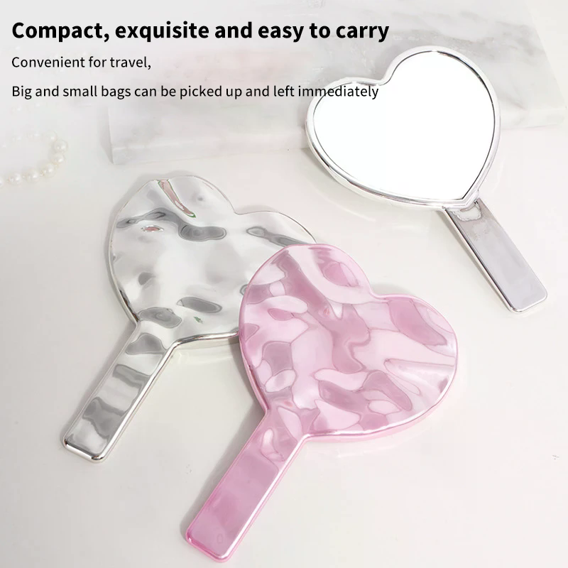 1Pcs Handheld Makeup Mirror Lo - Beauty Love Makeup recension och pris