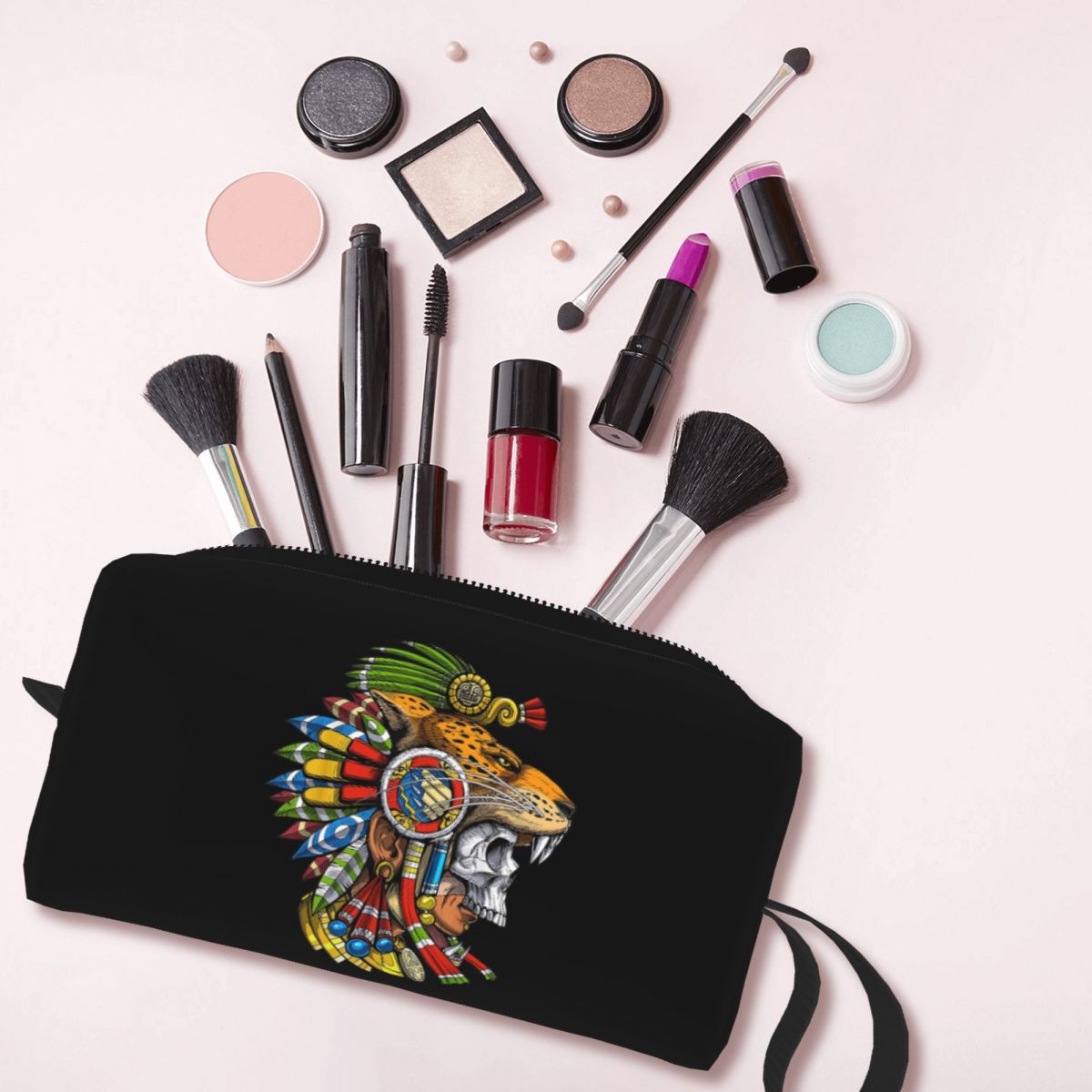 Aztec Skull Jaguar Warrior Mas - Jaguar Beauty Makeup recension och pris