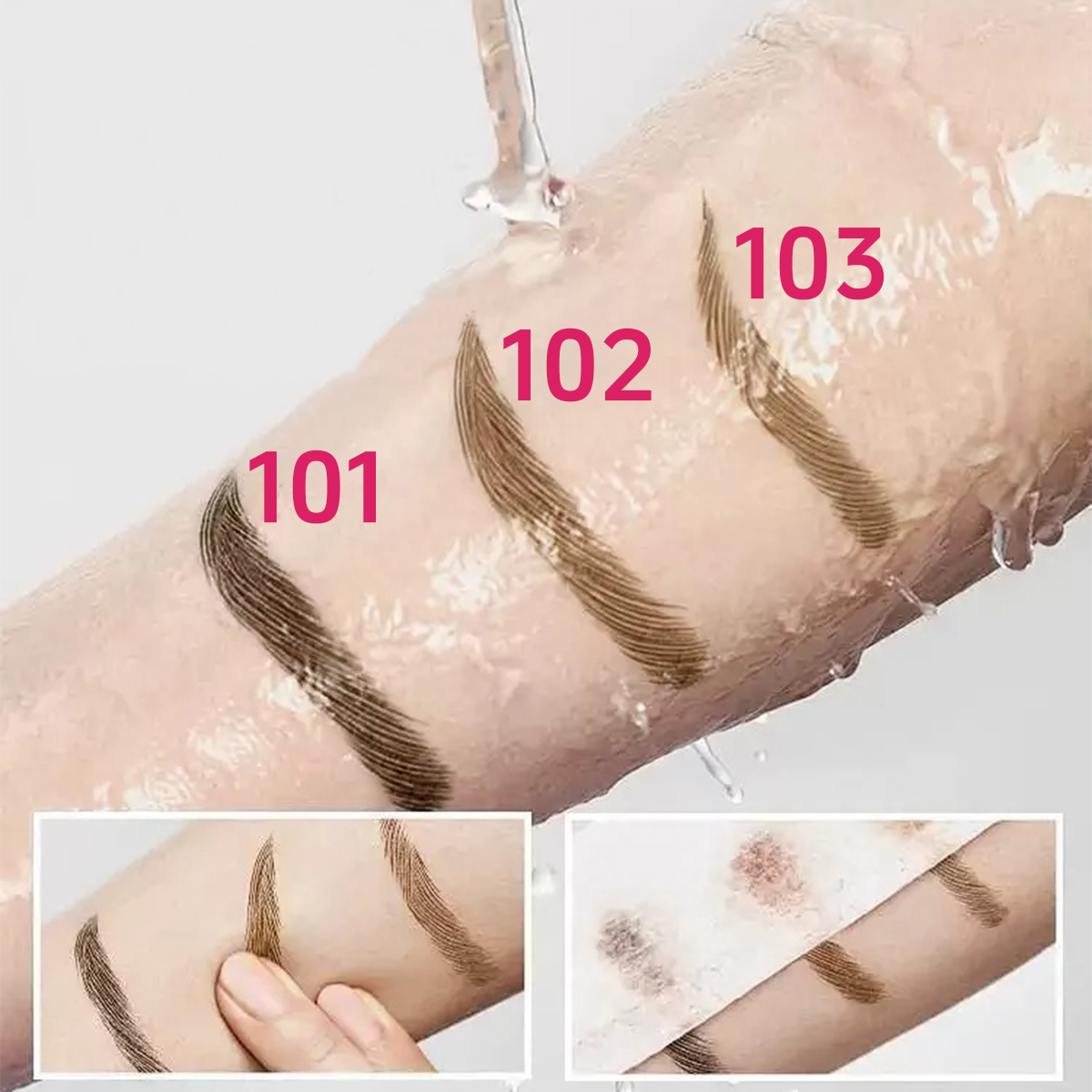 3-color Waterproof eyebrow pen - Eyebrow Pomade Pencil recension och pris