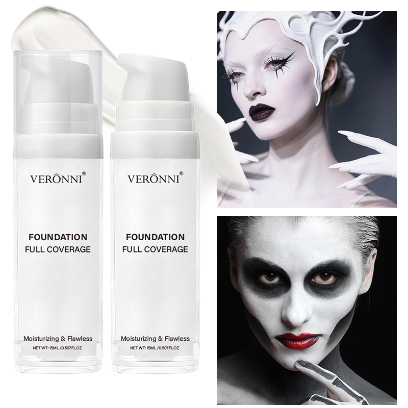 Halloween Liquid Goth White Ma - Beauty Makeup Foundation recension och pris